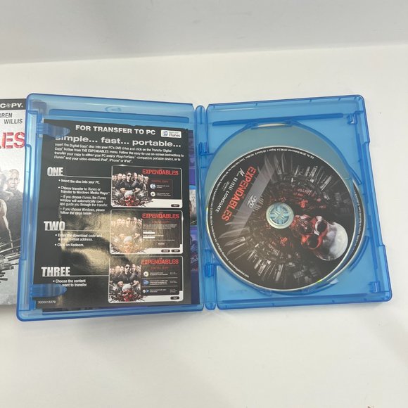 Expendables Blu-Ray DVD Movie Rated R Sylvester Stallone Jason Statham Jet Li - Picture 3 of 6